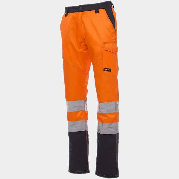 Ανακλαστικό Παντελόνι Εργασίας CHARTER POLAR PAYPER Πορτοκαλί-Μπλε-1